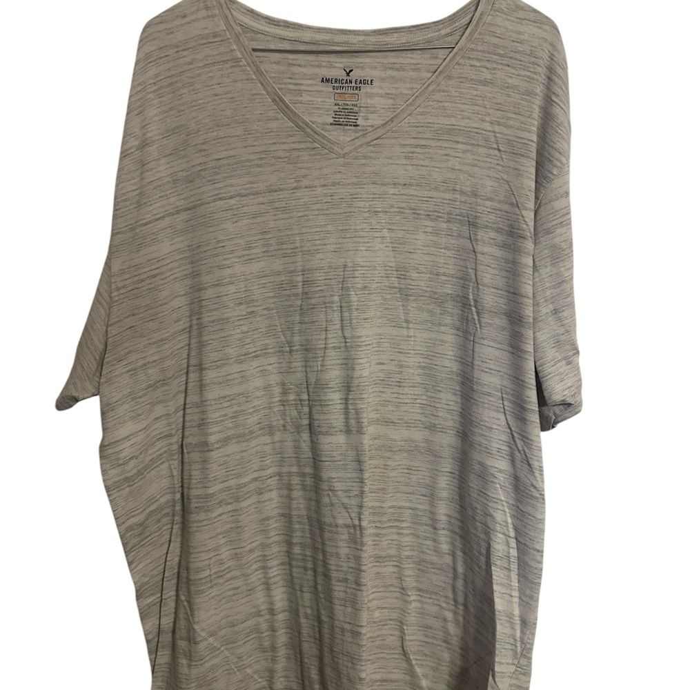 American Eagle Outfitters Women's Heathered Gray Tee